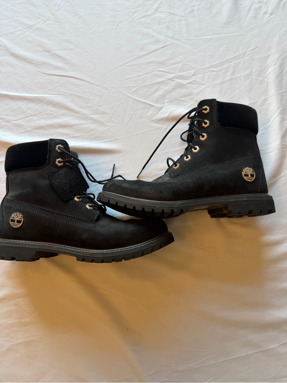 Timberland Men's Black Lace-Up Waterproof Work Boots